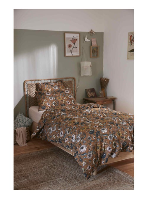 Housse de couette - L'effet papillon - 100% gaze de coton 125 gr/m² - Kiabi