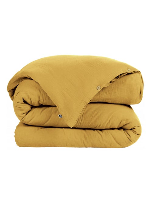 Housse de couette - L'effet papillon - 100% gaze de coton 125 gr/m² - Kiabi Housse de couette - L'effet papillon - 100% gaze de coton 125 gr/m² - Kiabi