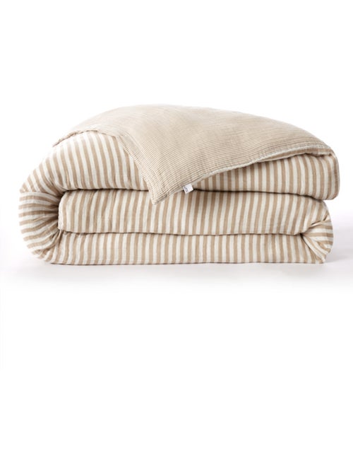 Housse de couette - L'effet papillon - 100% gaze de coton 125 gr/m² - Kiabi Housse de couette - L'effet papillon - 100% gaze de coton 125 gr/m² - Kiabi