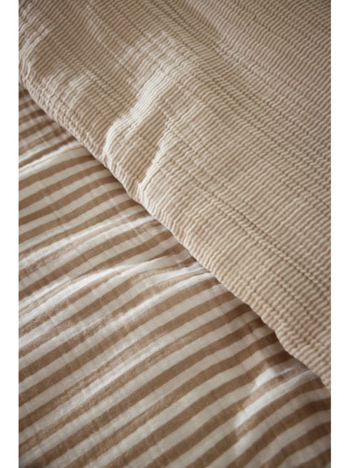 Housse de couette - L'effet papillon - 100% gaze de coton 125 gr/m² - Kiabi Housse de couette - L'effet papillon - 100% gaze de coton 125 gr/m² - Kiabi