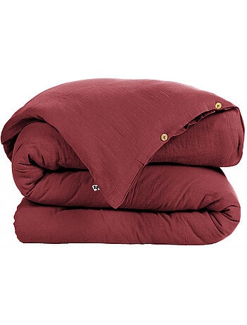 Housse de couette - L'effet papillon - 100% gaze de coton 125 gr/m²