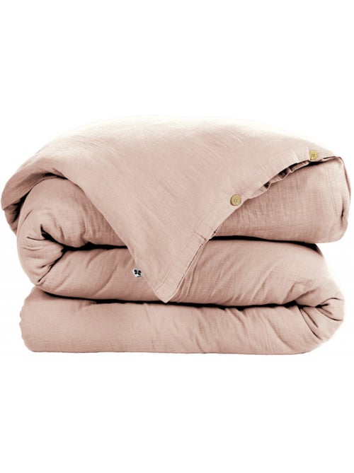 Housse de couette - L'effet papillon - 100% gaze de coton 125 gr/m² - Kiabi Housse de couette - L'effet papillon - 100% gaze de coton 125 gr/m² - Kiabi