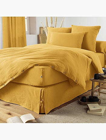 Housse de couette - L'effet papillon - 100% gaze de coton 125 gr/m²