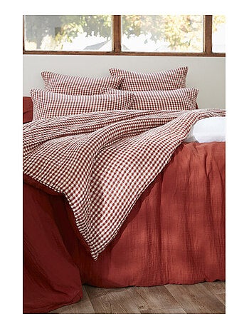 Housse de couette - L'effet papillon - 100% gaze de coton 125 gr/m²