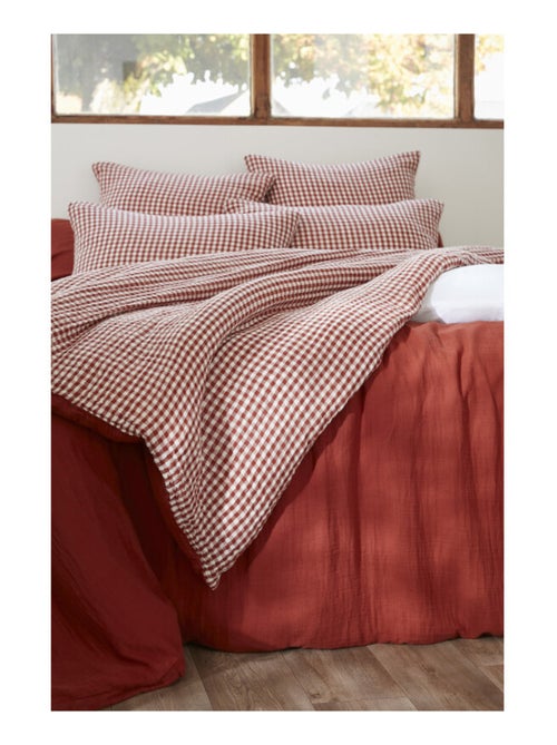 Housse de couette - L'effet papillon - 100% gaze de coton 125 gr/m² - Kiabi