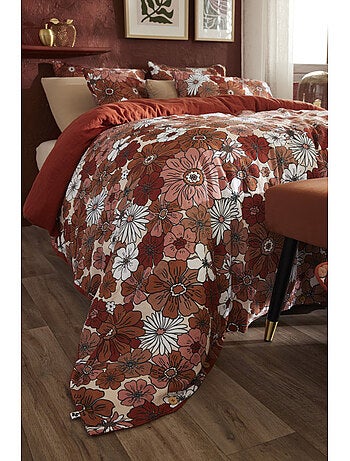 Housse de couette - L'effet papillon - 100% gaze de coton 125 gr/m²