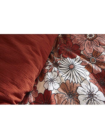 Housse de couette - L'effet papillon - 100% gaze de coton 125 gr/m²