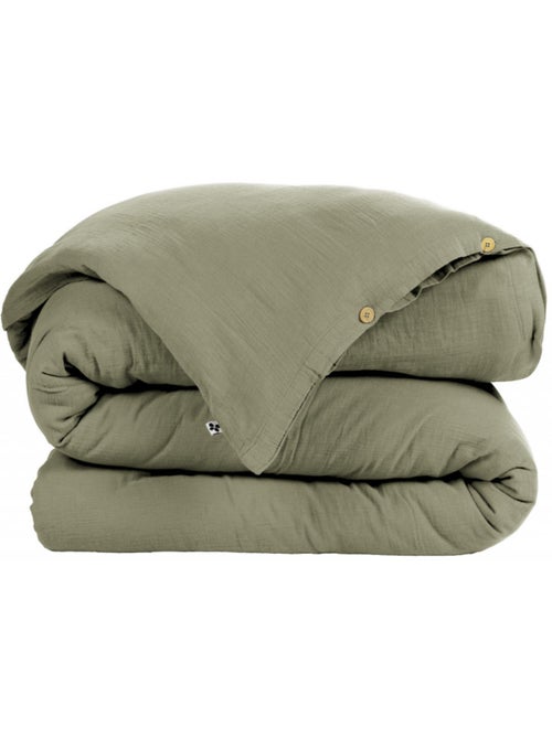 Housse de couette - L'effet papillon - 100% gaze de coton 125 gr/m² - Kiabi Housse de couette - L'effet papillon - 100% gaze de coton 125 gr/m² - Kiabi
