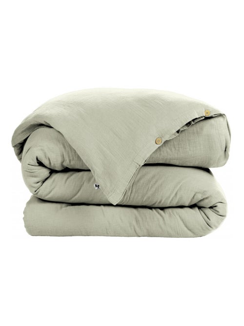 Housse de couette - L'effet papillon - 100% gaze de coton 125 gr/m² - Kiabi Housse de couette - L'effet papillon - 100% gaze de coton 125 gr/m² - Kiabi