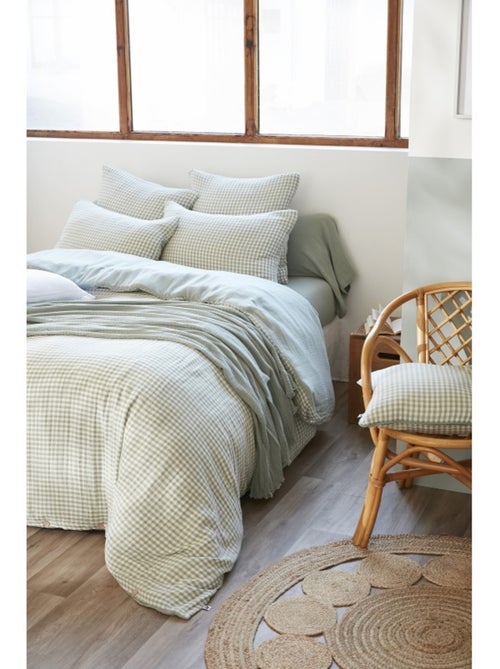 Housse de couette - L'effet papillon - 100% gaze de coton 125 gr/m² - Kiabi