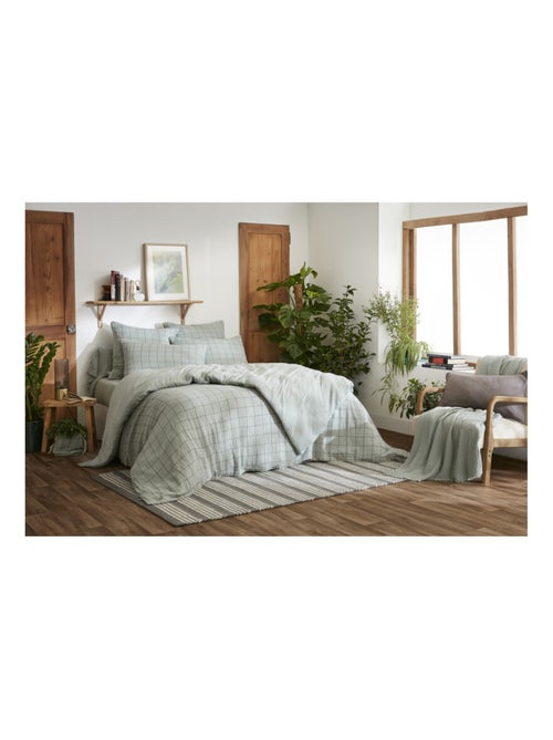 Housse de couette - L'effet papillon - 100% gaze de coton 125 gr/m² - Kiabi Housse de couette - L'effet papillon - 100% gaze de coton 125 gr/m² - Kiabi