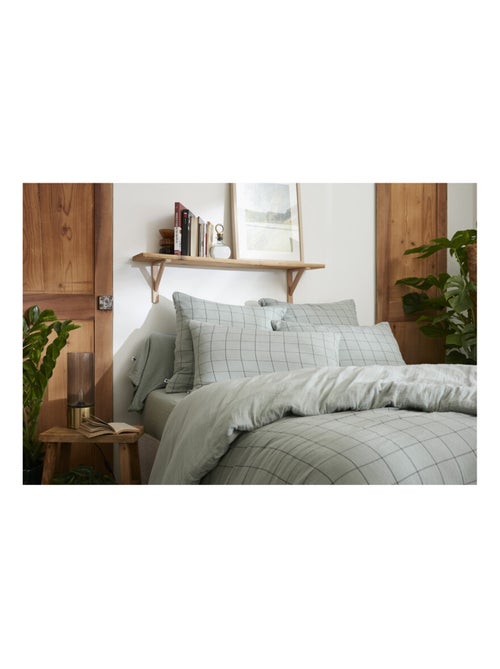 Housse de couette - L'effet papillon - 100% gaze de coton 125 gr/m² - Kiabi Housse de couette - L'effet papillon - 100% gaze de coton 125 gr/m² - Kiabi