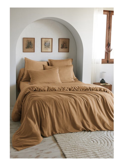 Housse de couette - L'effet papillon - 100% Lyocell (Tencel lavé ) - Kiabi