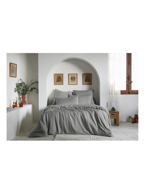 Housse de couette - L'effet papillon - 100% Lyocell (Tencel lavé ) - Kiabi