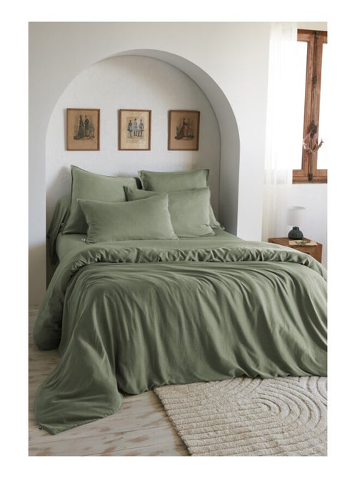 Housse de couette - L'effet papillon - 100% Lyocell (Tencel lavé ) - Kiabi