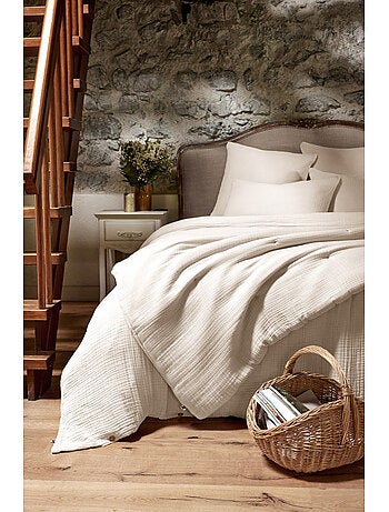 Housse de couette - L'effet papillon - 100% Quadruple gaze de coton 220 gr/m²