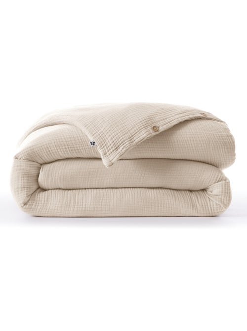 Housse de couette - L'effet papillon - 100% Quadruple gaze de coton 220 gr/m² - Kiabi Housse de couette - L'effet papillon - 100% Quadruple gaze de coton 220 gr/m² - Kiabi