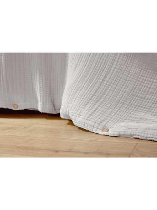 Housse de couette - L'effet papillon - 100% Quadruple gaze de coton 220 gr/m² - Kiabi Housse de couette - L'effet papillon - 100% Quadruple gaze de coton 220 gr/m² - Kiabi