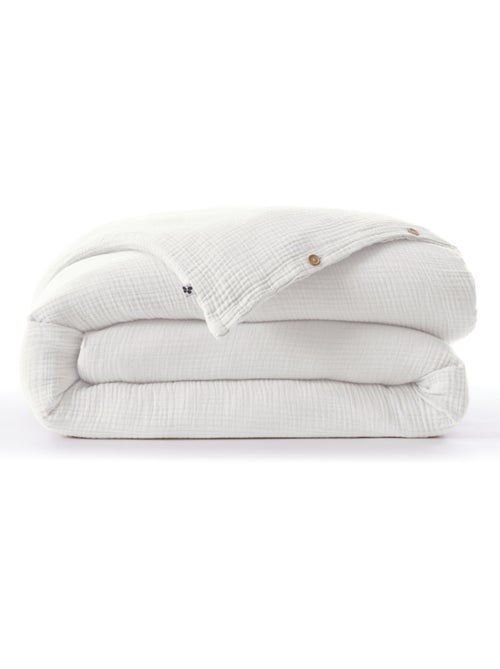 Housse de couette - L'effet papillon - 100% Quadruple gaze de coton 220 gr/m² - Kiabi Housse de couette - L'effet papillon - 100% Quadruple gaze de coton 220 gr/m² - Kiabi