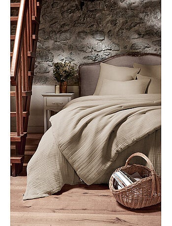 Housse de couette - L'effet papillon - 100% Quadruple gaze de coton 220 gr/m²