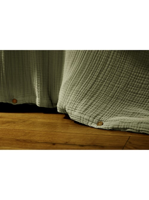 Housse de couette - L'effet papillon - 100% Quadruple gaze de coton 220 gr/m² - Kiabi Housse de couette - L'effet papillon - 100% Quadruple gaze de coton 220 gr/m² - Kiabi
