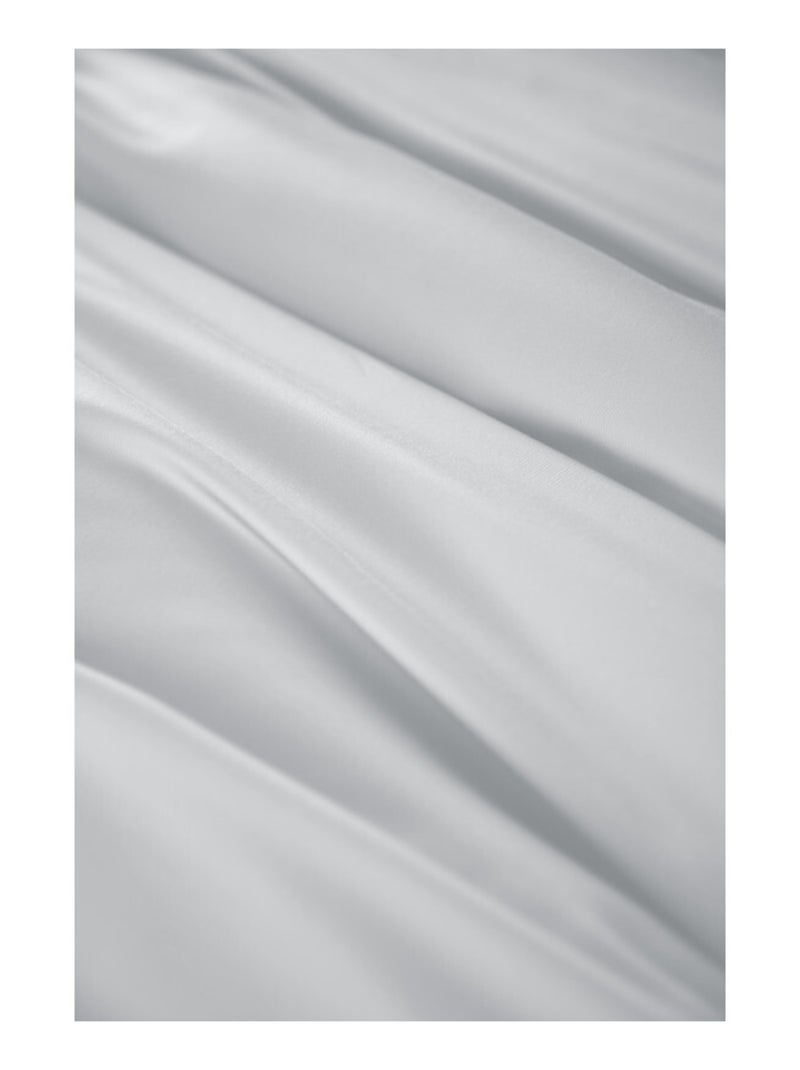 Housse de couette - L'effet papillon - 100% Viscose de bambou 120 fils/cm² Blanc Perlé - Kiabi