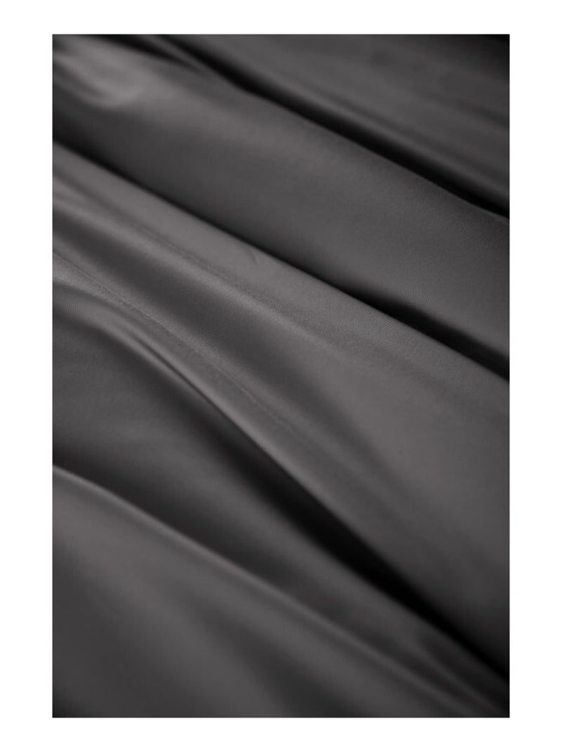 Housse de couette - L'effet papillon - 100% Viscose de bambou 120 fils/cm² Gris souris - Kiabi