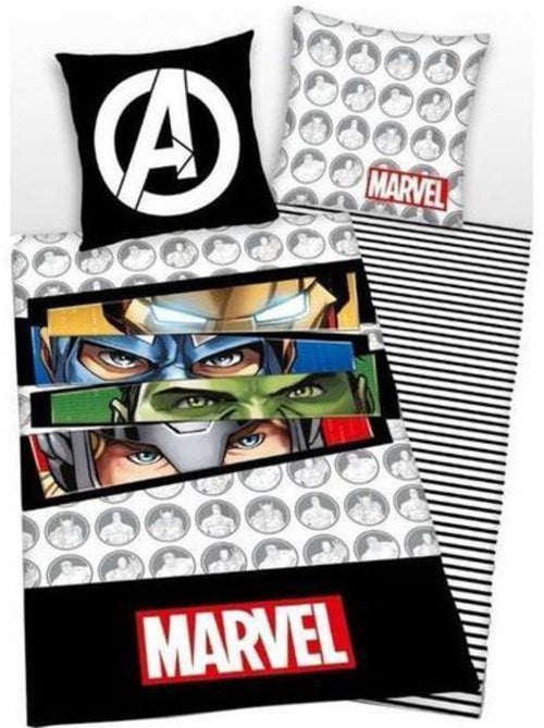 Housse de couette - marvel - avengers - réversible - 140x200 cm - microfibre - Kiabi