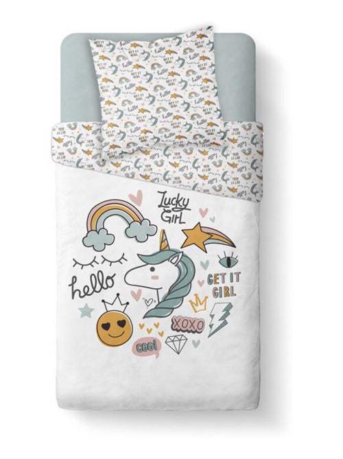 Housse de couette - Today - 100 % Coton 57 Fils/cm² - Kiabi