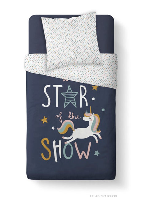 Housse de couette - Today - 100 % Coton 57 Fils/cm² - Kiabi