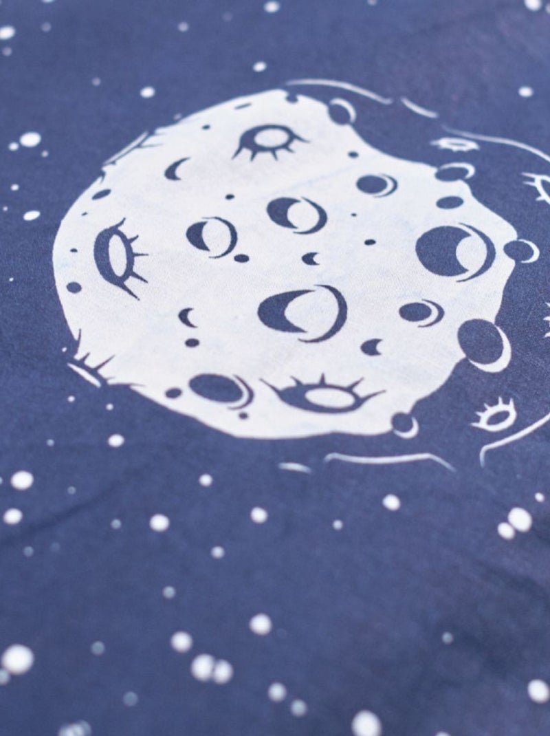 Housse de couette - Today - 100 % Coton 57 Fils/cm² Bleu - Kiabi