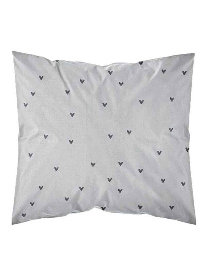 Housse de couette - Today - 100 % Coton 57 Fils/cm² Gris - Kiabi