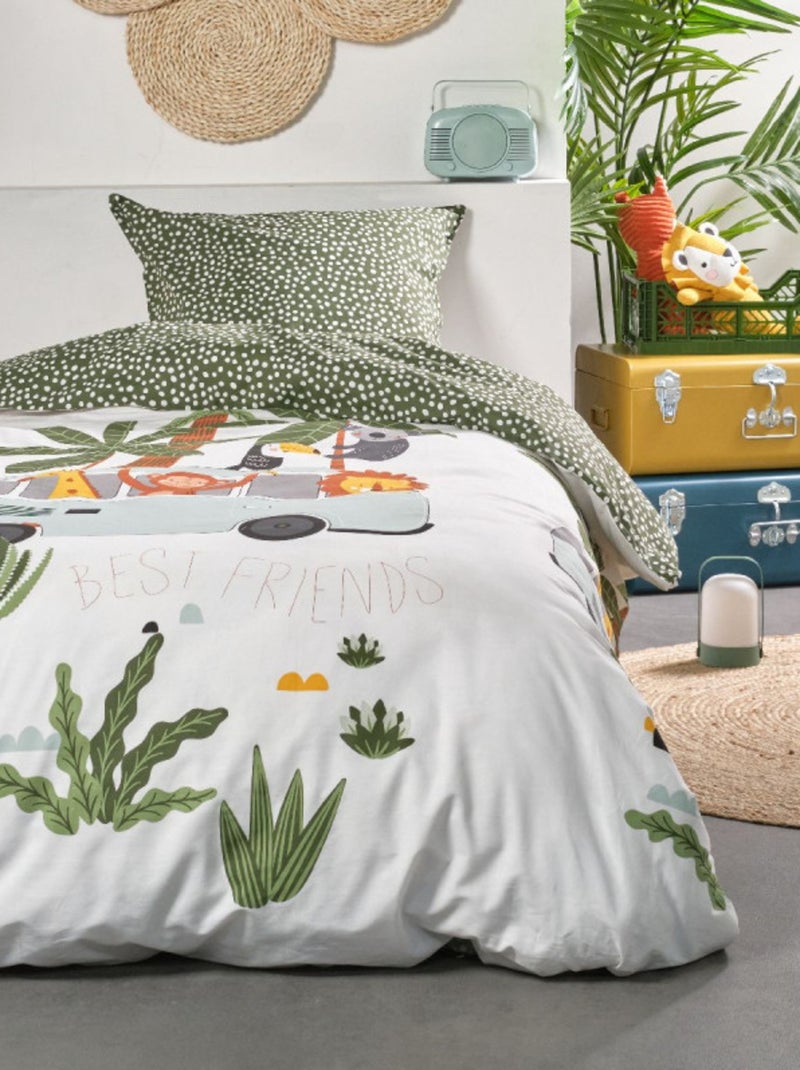 Housse de couette - Today - 100 % Coton 57 Fils/cm² Multicolore - Kiabi