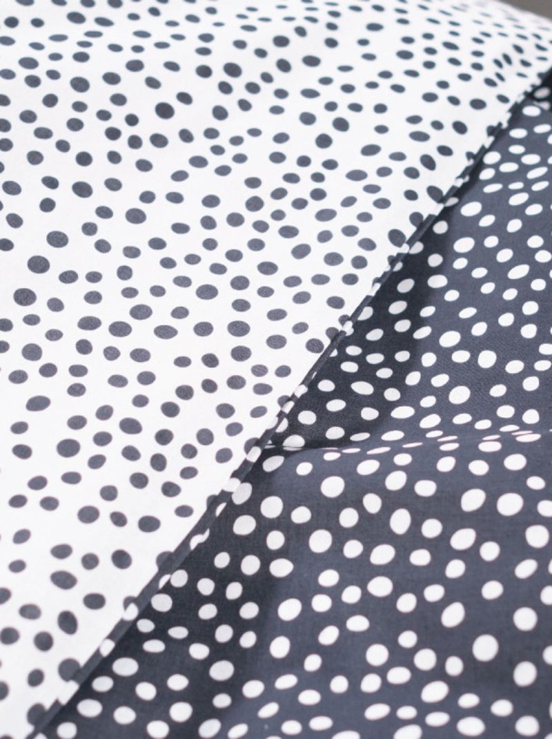 Housse de couette - Today - 100 % Coton 57 Fils/cm² Noir - Kiabi