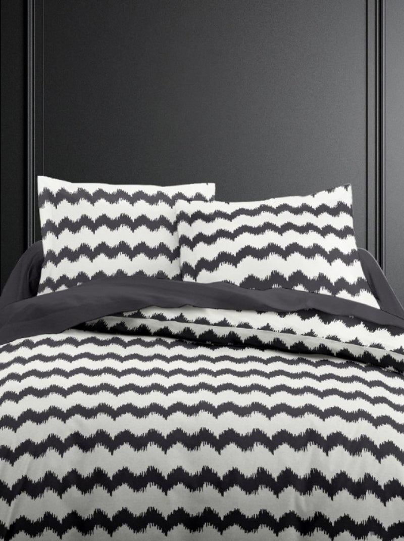 Housse de couette - Today - 100% Polyester Bleu ardoise - Kiabi