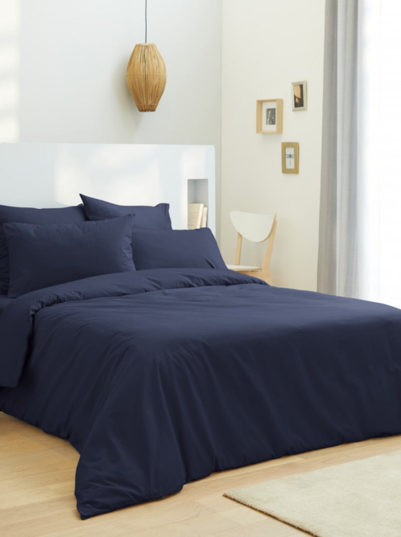 Housse de couette - Univers Décor - 0 Bleu marine - Kiabi