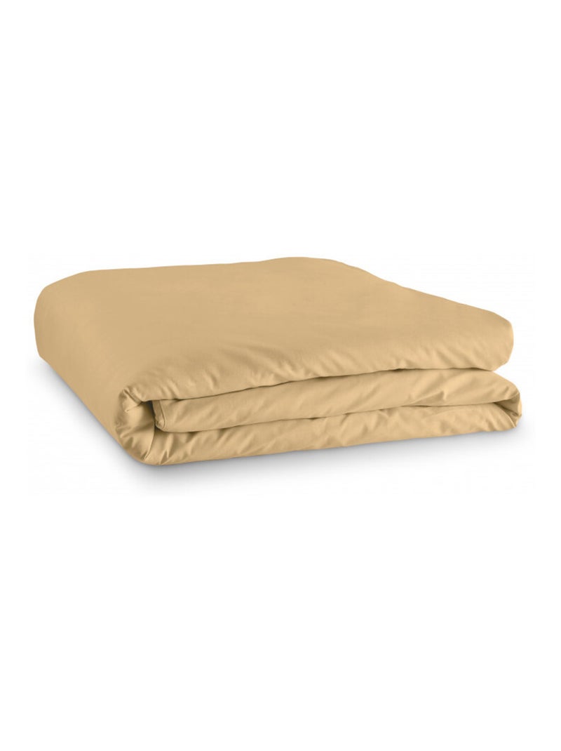 Housse de couette - Univers Décor - 100 % Coton 57 Fils/cm² Beige - Kiabi