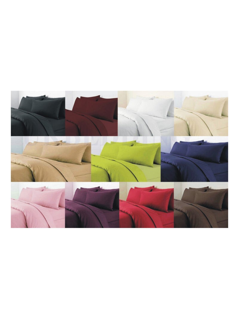 Housse de couette - Univers Décor - 100 % Coton 57 Fils/cm² Beige - Kiabi
