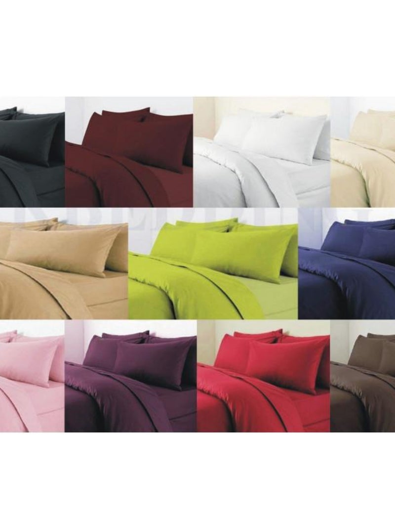 Housse de couette - Univers Décor - 100 % Coton 57 Fils/cm² Orange - Kiabi