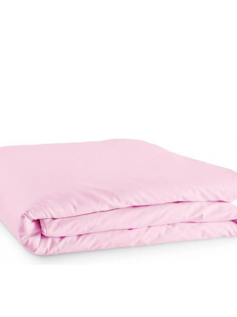 Housse de couette - Univers Décor - 100 % Coton 57 Fils/cm² Rose - Kiabi