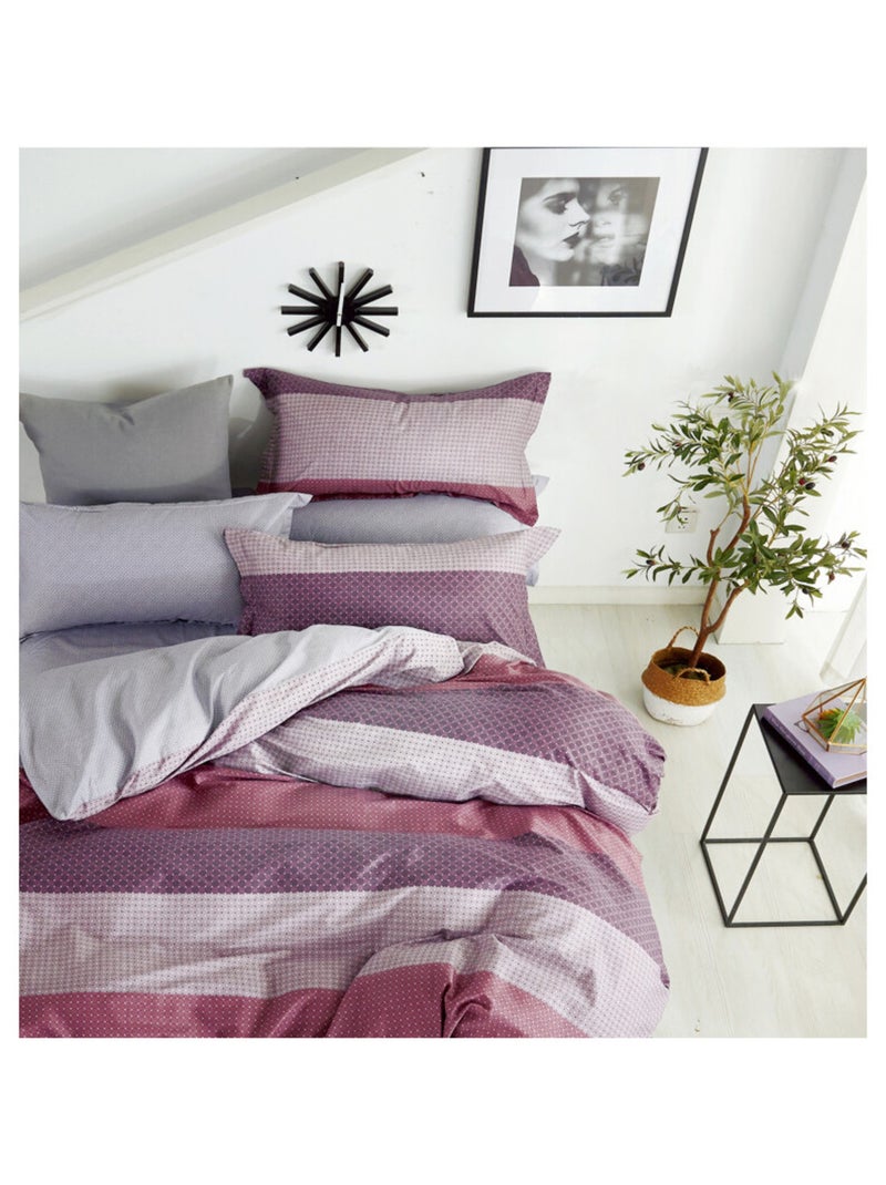 Housse de couette - Univers Décor - 100% Coton peigné longues fibres Multicolore - Kiabi