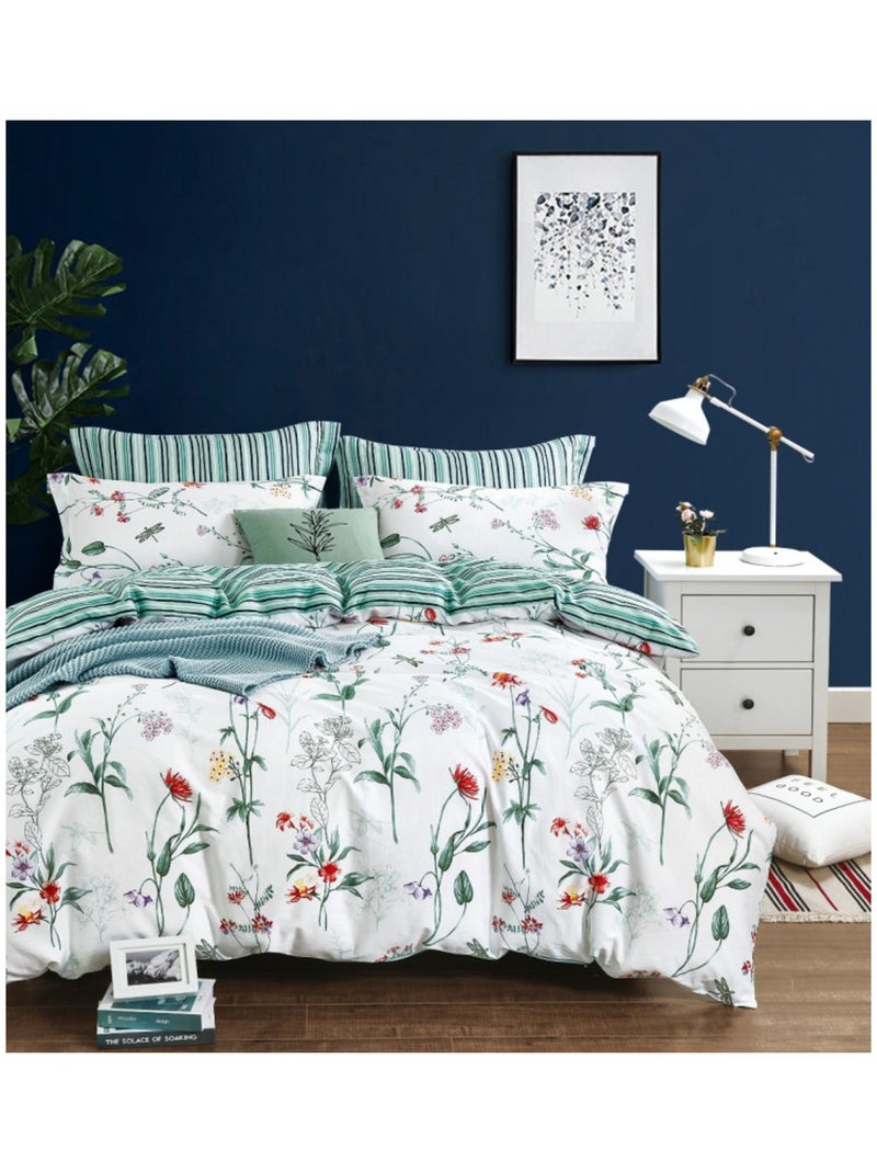 Housse de couette - Univers Décor - 100% Coton peigné longues fibres Multicolore - Kiabi
