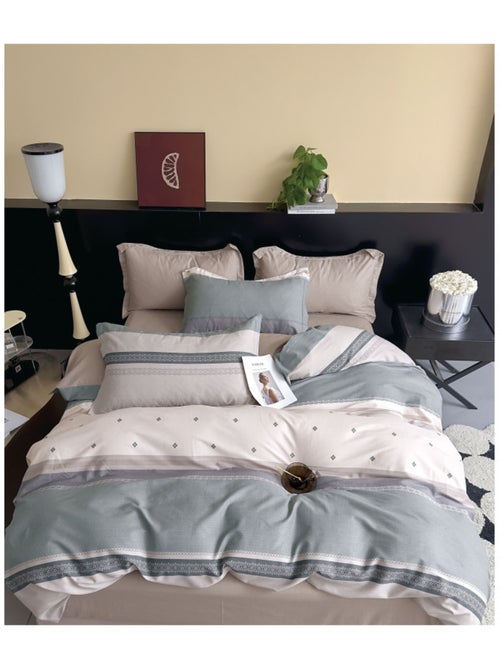 Housse de couette - Univers Décor - 100% Coton peigné longues fibres - Kiabi Housse de couette - Univers Décor - 100% Coton peigné longues fibres - Kiabi