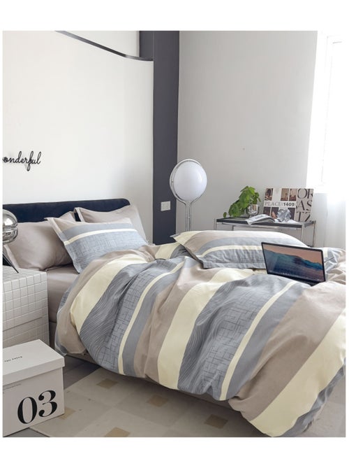 Housse de couette - Univers Décor - 100% Coton peigné longues fibres - Kiabi Housse de couette - Univers Décor - 100% Coton peigné longues fibres - Kiabi