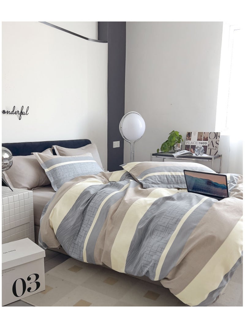 Housse de couette - Univers Décor - 100% Coton peigné longues fibres Multicolore - Kiabi