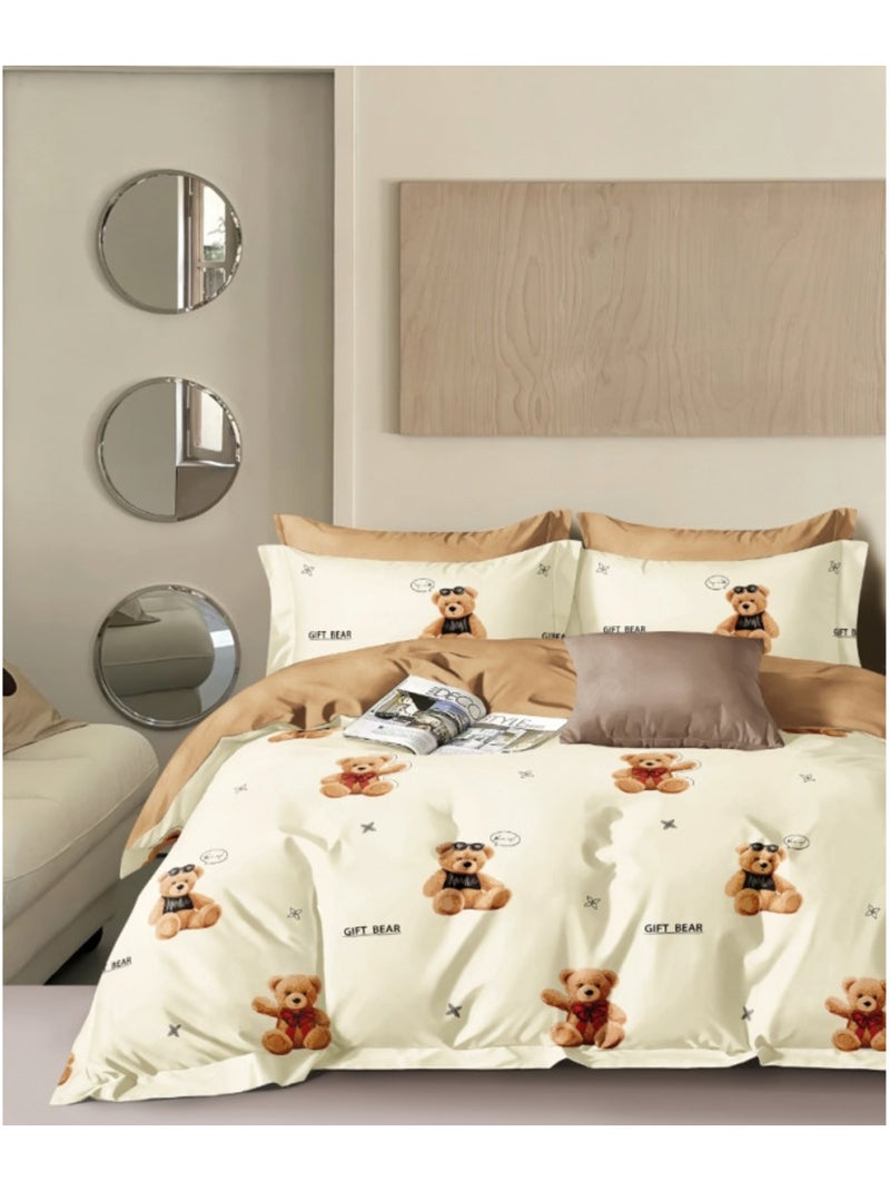 Housse de couette - Univers Décor - 100% Coton peigné longues fibres Multicolore - Kiabi