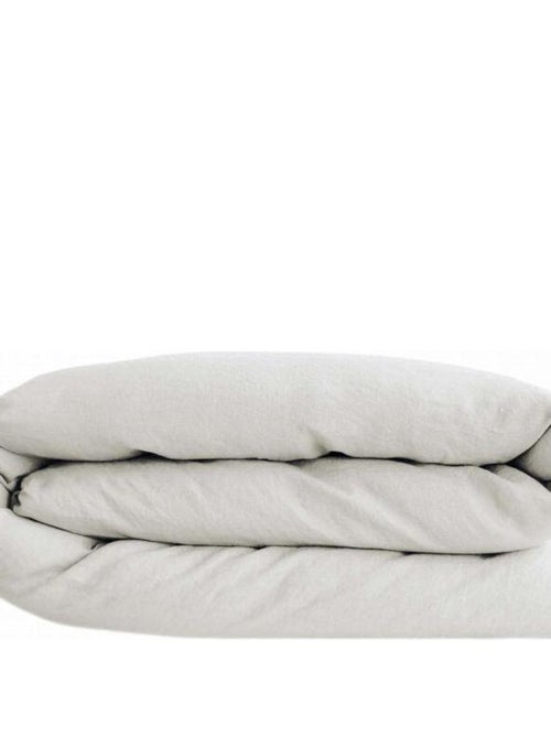 Housse de couette - Vent du Sud - 100 % coton lavé 63 fils/cm² - Kiabi Housse de couette - Vent du Sud - 100 % coton lavé 63 fils/cm² - Kiabi