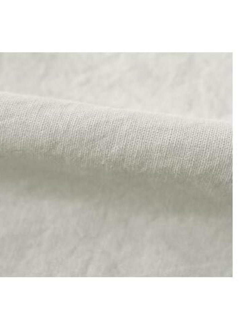 Housse de couette - Vent du Sud - 100 % coton lavé 63 fils/cm² Blanc - Kiabi