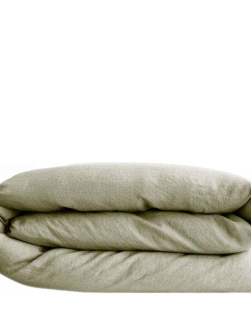 Housse de couette - Vent du Sud - 100 % coton lavé 63 fils/cm² - Kiabi Housse de couette - Vent du Sud - 100 % coton lavé 63 fils/cm² - Kiabi
