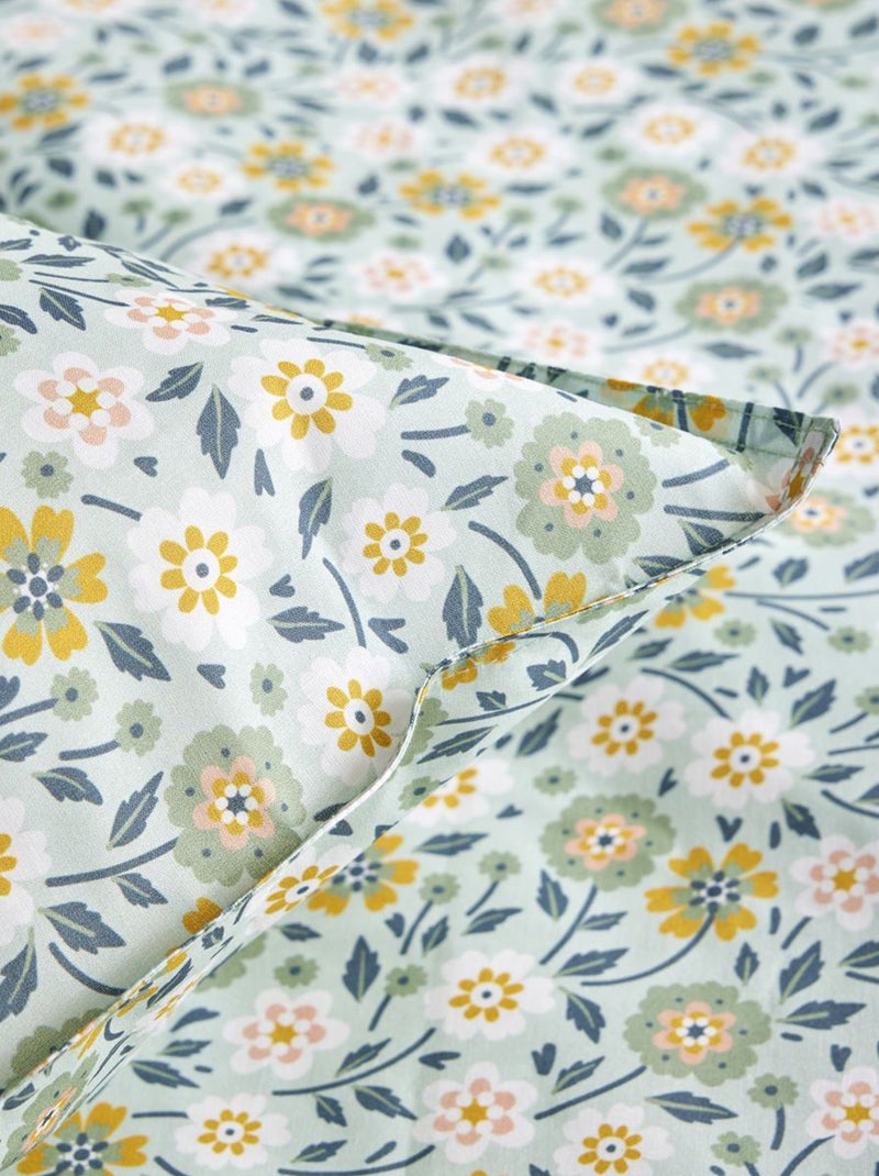 Housse de couette 1 ou 2 personnes Vert - Kiabi